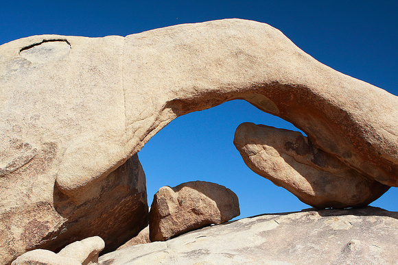 Closeup of Elephant Arch Rock - near White Tank