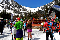 The Surrounding 'Bowl' Awaits the Spring Skiers at Hermit Lake