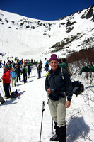 Terry Taking in a Great Scene at Tuckerman Bowl