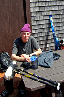 Fast Lunch for Terry at Hermit Lake Shelter