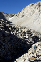 Jim on Summit Day About an Hour Below Shepherd Pass