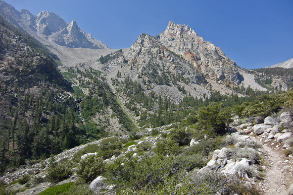 View up the Shepherds Creek Drainage