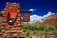 South Entrance to Zion N.P. near Springdale, Utah