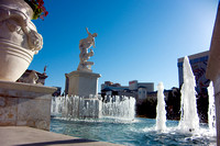 Fountains in front of Caesar's Palace