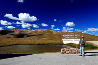 Jim at Independence Pass (Elev: 12095 ft)