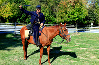 Union Officer Explains Way to Use Sword While On Horseback